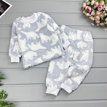 Піжама махрова Білі Ведмеді