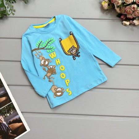 Реглан мавпочка блакитний