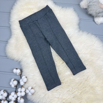 Лосіни однотонні сірі з начосом