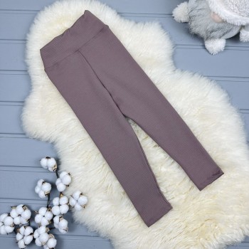 Лосіни темна пудра, рубчик