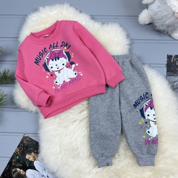 Костюм Music all day теплий з начосом